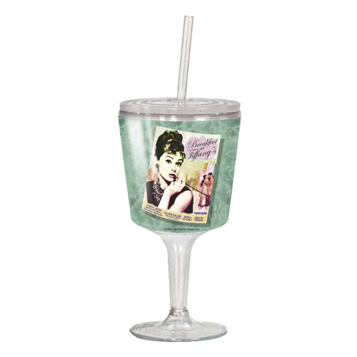 Breakfast at Tiffany's Audrey Hepburn Insulated Goblet with Lid